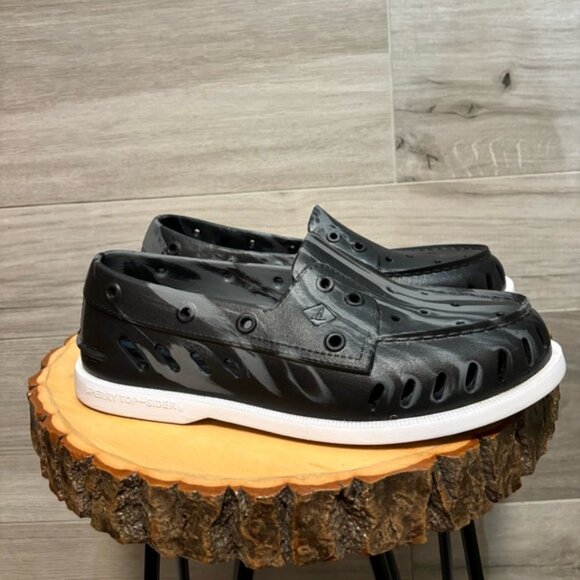 SPERRY Topsider Authentic Original Float Boat Shoes Grey size 9 - Picture 7 of 8